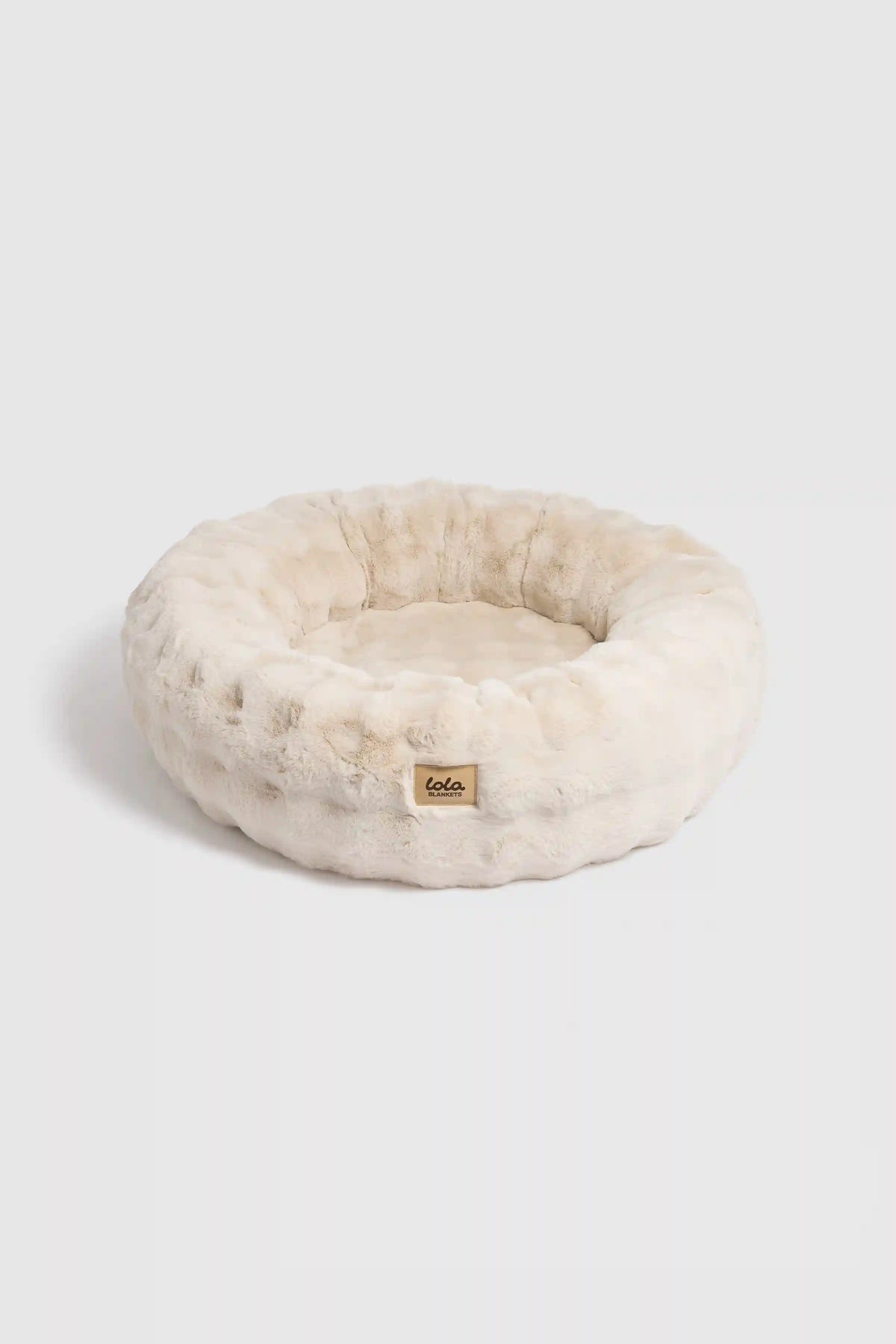 The Lola Bubble Pet Bed | Antique Ivory